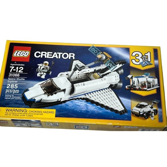 LEGO Space Shuttle Explorer 31066 Creator 3 in 1 building set 285pc retired seal - Picture 2 of 6